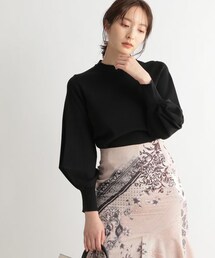 Andemiu | ソデタックニット8分袖(トップス)