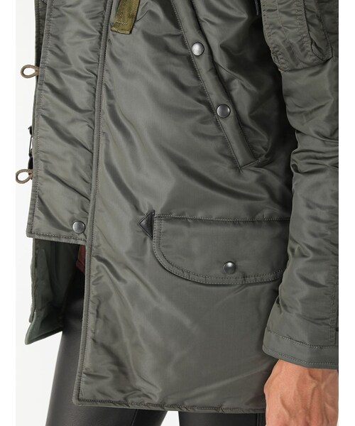 AVIREX（アヴィレックス）の「VINTAGE N-3B MIL-J-6（ジャケット/アウター・メンズ・SAGE・M/L/XL）」の5枚目の写真