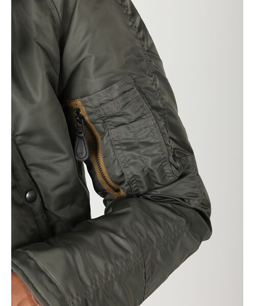 AVIREX（アヴィレックス）の「VINTAGE N-3B MIL-J-6（ジャケット/アウター・メンズ・SAGE・M/L/XL）」の6枚目の写真