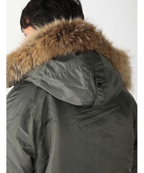 AVIREX（アヴィレックス）の「VINTAGE N-3B MIL-J-6（ジャケット/アウター・メンズ・SAGE・M/L/XL）」の7枚目の写真