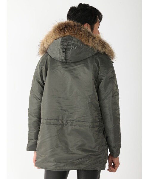 AVIREX（アヴィレックス）の「VINTAGE N-3B MIL-J-6（ジャケット/アウター・メンズ・SAGE・M/L/XL）」の3枚目の写真