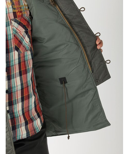 AVIREX（アヴィレックス）の「VINTAGE N-3B MIL-J-6（ジャケット/アウター・メンズ・SAGE・M/L/XL）」の8枚目の写真