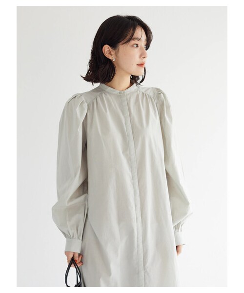 Green Parks(グリーンパークス)の「【予約】KBF.フレアワンピース(ワンピース/ドレス・ミント/ストライプ/フラワー・F)」の7枚目の写真