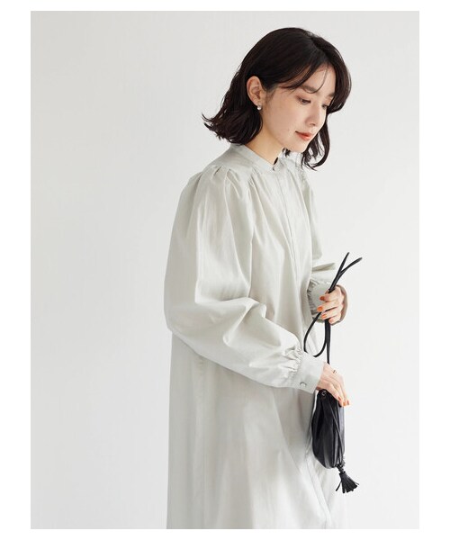 Green Parks(グリーンパークス)の「【予約】KBF.フレアワンピース(ワンピース/ドレス・ミント/ストライプ/フラワー・F)」の8枚目の写真