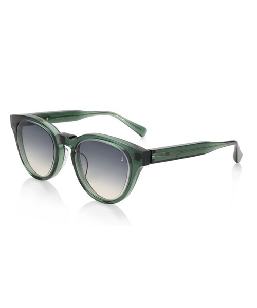 JINS（ジンズ）の「MILLI8 Sunglasses Acetate-MADE IN JAPAN-（サングラス・メンズ・グリーン（ライトブラウン）(34)/ブラウンデミ（ライトブルー）(86)/ブラック（グレー）(94)/グリーン（グレーグラデーション）(134)/ブラウンデミ（グレーグラデーション）(286)/ブラック（パープルグラデーション）(394)・Large 50.4□20.6-145.0○43）」の4枚目の写真