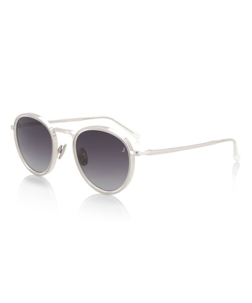 JINS(ジンズ)の「BALLETE22 Sunglasses Titanium-MADE IN JAPAN-(サングラス・メンズ・ゴールド(ライトブラウン)(95)/ピンクゴールド(ライトパープル)(99)/ゴールド(グレーグラデーション)(195)/シルバー(グレーグラデーション)(296)/ピンクゴールド(グレーグラデーション)(399)・Medium 48.4□22.6-142.0○43)」の3枚目の写真