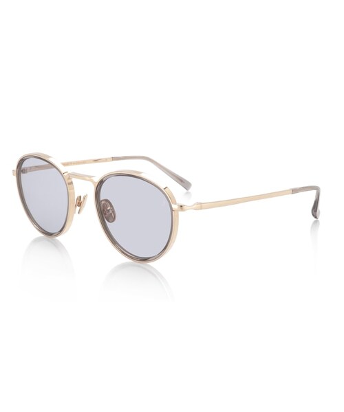 JINS(ジンズ)の「BALLETE22 Sunglasses Titanium-MADE IN JAPAN-(サングラス・メンズ・ゴールド(ライトブラウン)(95)/ピンクゴールド(ライトパープル)(99)/ゴールド(グレーグラデーション)(195)/シルバー(グレーグラデーション)(296)/ピンクゴールド(グレーグラデーション)(399)・Medium 48.4□22.6-142.0○43)」の5枚目の写真