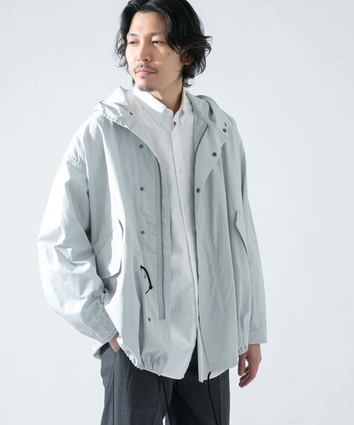 URBAN RESEARCH ROSSO WOMEN（アーバンリサーチ　ロッソ）の「【撥水/抗菌】棉質軍裝風夾克（ジャケット/アウター・メンズ・黑色/灰色/膚色/藏青色・M/L）」の5枚目の写真