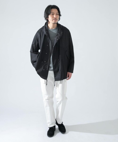 URBAN RESEARCH ROSSO WOMEN（アーバンリサーチ　ロッソ）の「【撥水/抗菌】棉質軍裝風夾克（ジャケット/アウター・メンズ・黑色/灰色/膚色/藏青色・M/L）」の14枚目の写真