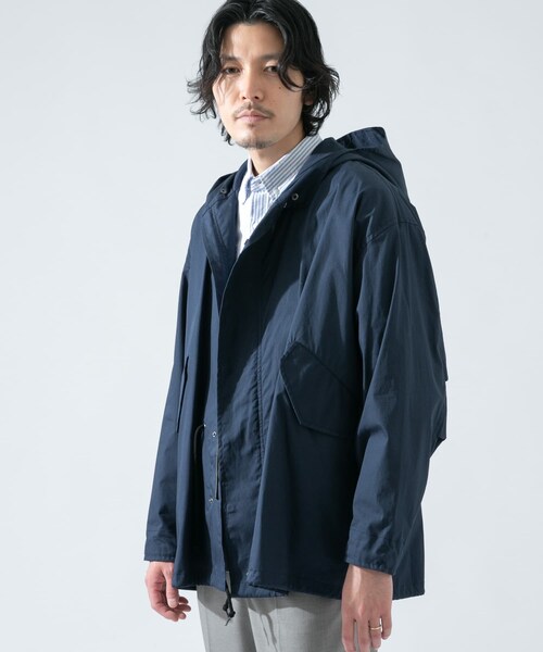 URBAN RESEARCH ROSSO WOMEN（アーバンリサーチ　ロッソ）の「【撥水/抗菌】棉質軍裝風夾克（ジャケット/アウター・メンズ・黑色/灰色/膚色/藏青色・M/L）」の18枚目の写真