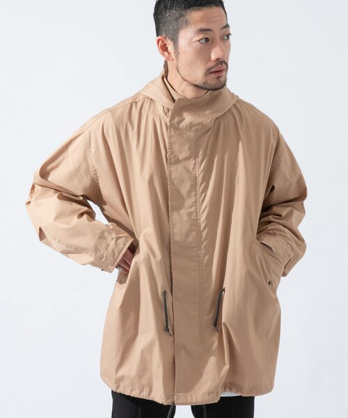 URBAN RESEARCH ROSSO WOMEN（アーバンリサーチ　ロッソ）の「【撥水/抗菌】棉質軍裝風夾克（ジャケット/アウター・メンズ・黑色/灰色/膚色/藏青色・M/L）」の8枚目の写真