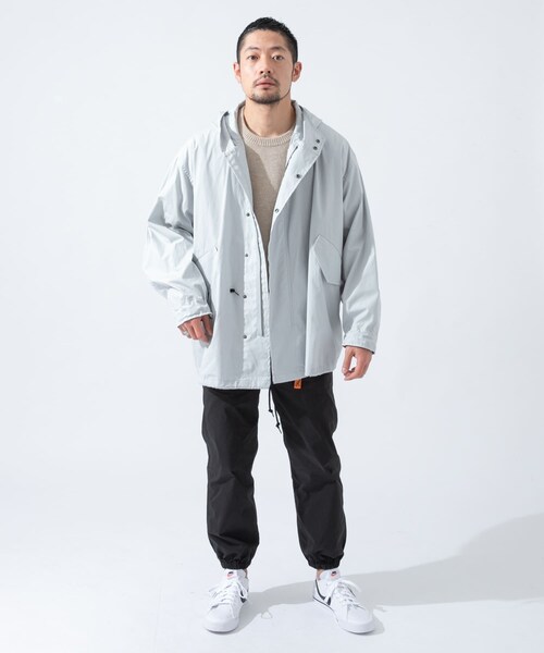 URBAN RESEARCH ROSSO WOMEN（アーバンリサーチ　ロッソ）の「【撥水/抗菌】棉質軍裝風夾克（ジャケット/アウター・メンズ・黑色/灰色/膚色/藏青色・M/L）」の3枚目の写真