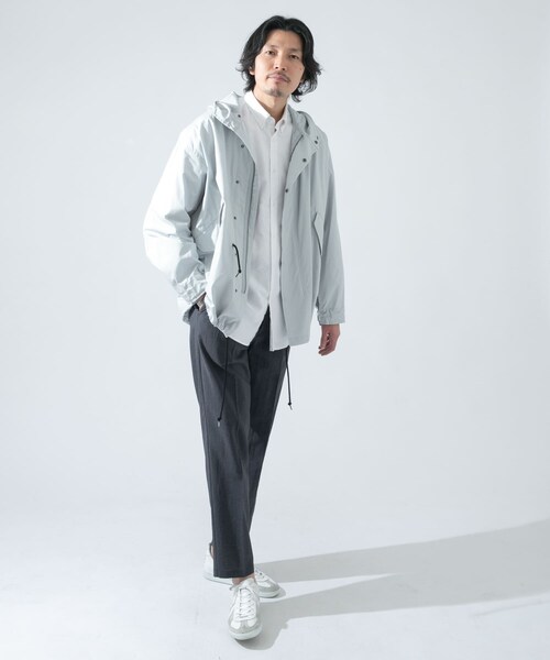 URBAN RESEARCH ROSSO WOMEN（アーバンリサーチ　ロッソ）の「【撥水/抗菌】棉質軍裝風夾克（ジャケット/アウター・メンズ・黑色/灰色/膚色/藏青色・M/L）」の6枚目の写真