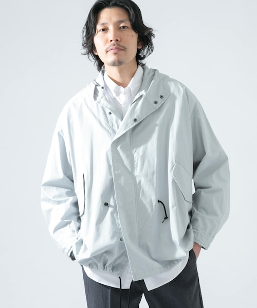 URBAN RESEARCH ROSSO WOMEN（アーバンリサーチ　ロッソ）の「【撥水/抗菌】棉質軍裝風夾克（ジャケット/アウター・メンズ・黑色/灰色/膚色/藏青色・M/L）」の4枚目の写真