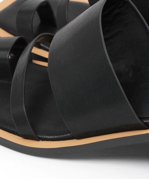 BARNYARDSTORM（バンヤードストーム）の「オーバーピースサンダル（シューズ・レディース・ブラック19/エクリュ62・S(22.5~23.0cm)/M(23.5~24.0cm)/L(24.0~24.5cm)/LL(24.5~25.0cm)）」の11枚目の写真
