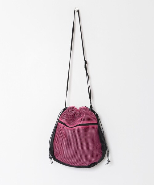 WAREHOUSE（ウエアハウス）の「メッシュキンチャクBAG∴（その他・メンズ・BLK×BLK/BLK×PNK/BLK×BLU/BLK×GRN・one）」の5枚目の写真