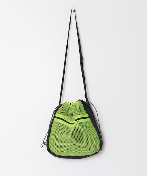 WAREHOUSE（ウエアハウス）の「メッシュキンチャクBAG∴（その他・メンズ・BLK×BLK/BLK×PNK/BLK×BLU/BLK×GRN・one）」の7枚目の写真