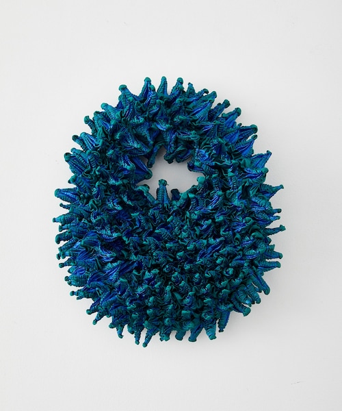 BUNZABURO(ブンザブロウ)の「BAI SHIBORI PETIT BAG TIE DYE(ハンドバッグ・メンズ・WHT/BLU・FREE)」の1枚目の写真