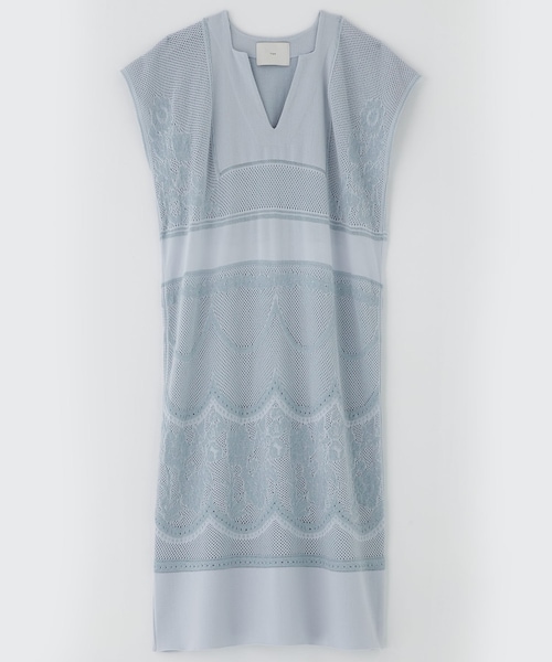 TAN（タン）の「フローラルパターンレーシードレス TAN22SS-3（ワンピース・メンズ・NAT/IVR/BLU/GRY・FREE）」の2枚目の写真
