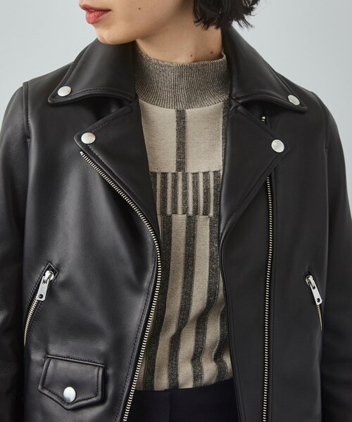 UNITED TOKYO（ユナイテッドトウキョウ）の「ラムダブルライダース（ブルゾン・レディース・BLK・1/2/3）」の3枚目の写真