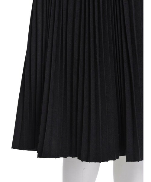 jouetie（ジュエティ）の「ミディプリーツSK（スカート・レディース・オフホワイト/ブラック/キャメル・S/M）」の10枚目の写真