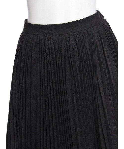 jouetie（ジュエティ）の「ミディプリーツSK（スカート・レディース・オフホワイト/ブラック/キャメル・S/M）」の9枚目の写真