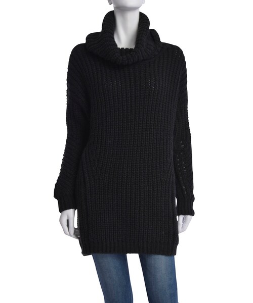 Ungrid（アングリッド）の「【Casual】ルーズタートルニット（トップス・レディース・オフホワイト/グレー/ブラック・F）」の2枚目の写真