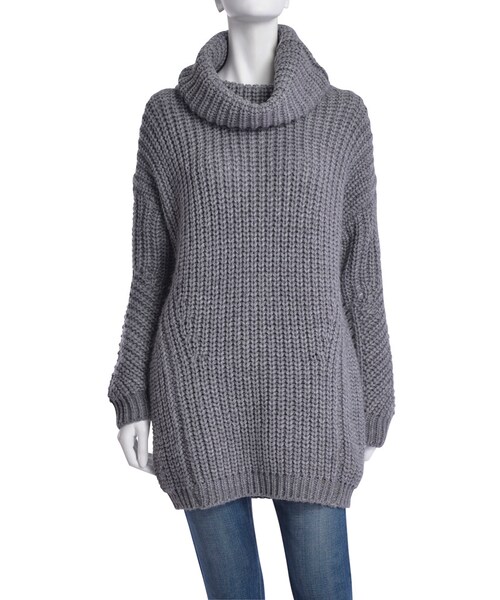 Ungrid（アングリッド）の「【Casual】ルーズタートルニット（トップス・レディース・オフホワイト/グレー/ブラック・F）」の3枚目の写真