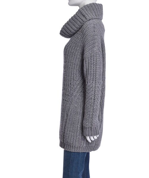 Ungrid（アングリッド）の「【Casual】ルーズタートルニット（トップス・レディース・オフホワイト/グレー/ブラック・F）」の11枚目の写真