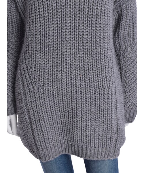 Ungrid（アングリッド）の「【Casual】ルーズタートルニット（トップス・レディース・オフホワイト/グレー/ブラック・F）」の14枚目の写真