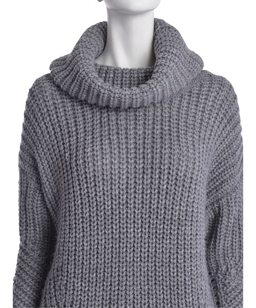 Ungrid（アングリッド）の「【Casual】ルーズタートルニット（トップス・レディース・オフホワイト/グレー/ブラック・F）」の13枚目の写真
