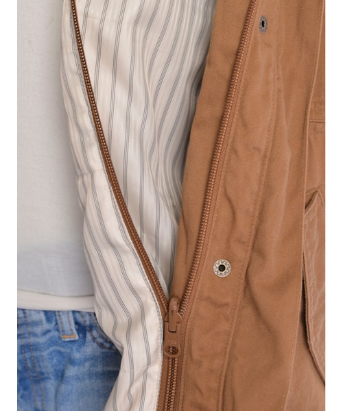 Ungrid（アングリッド）の「【Casual】ライナー付ミリタリーダウン（ジャケット/アウター・レディース・カーキ/キャメル・S/M）」の12枚目の写真