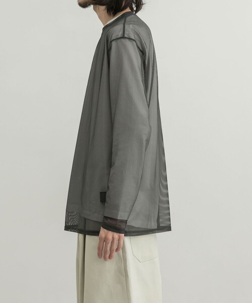 URBAN RESEARCH ID(アーバンリサーチ アイディー)の「URBAN RESEARCH iD 網狀長袖T恤(トップス・メンズ・寶藍色/炭灰色/湖水綠・M/L)」の12枚目の写真