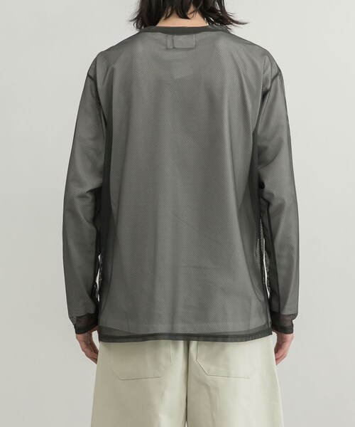 URBAN RESEARCH ID(アーバンリサーチ アイディー)の「URBAN RESEARCH iD 網狀長袖T恤(トップス・メンズ・寶藍色/炭灰色/湖水綠・M/L)」の13枚目の写真