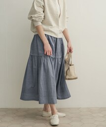 URBAN RESEARCH DOORS（アーバンリサーチドアーズ）の「ピンタックギャザースカート（その他）」