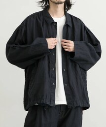 ジャケット・アウター FARMER'S LINEN GATHERED JACKET - INDIGO FARMER'S LINEN GATHERED JACKET - INDIGO PORTER CLASSIC