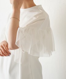 BEARDSLEY | 《予約》チュールTシャツ(Tシャツ/カットソー)