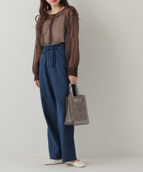 RAY CASSIN（レイカズン）の「型押しPVC2wayショルダーバッグ（バッグ・レディース・ピンク/キナリ/クロ系・FREE）」の14枚目の写真