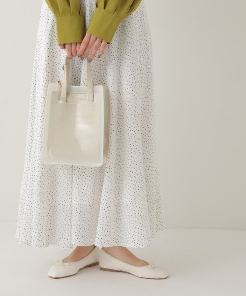 RAY CASSIN（レイカズン）の「型押しPVC2wayショルダーバッグ（バッグ・レディース・ピンク/キナリ/クロ系・FREE）」の12枚目の写真