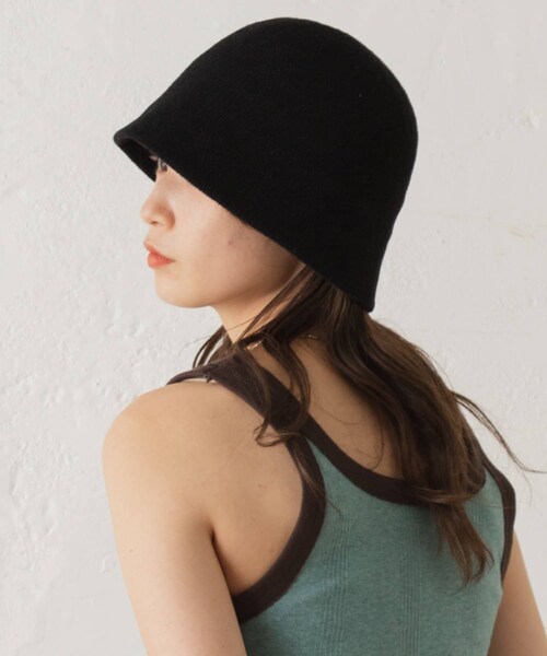 Kastane（カスタネ）の「サーモハット（ハット・レディース・アイボリー/ブラック・F）」の2枚目の写真