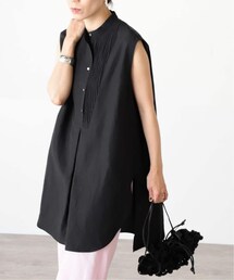 VERMEIL par iena（ヴェルメイユパーイエナ）の「《予約》ピンタックノースリーブシャツ◆（その他）」