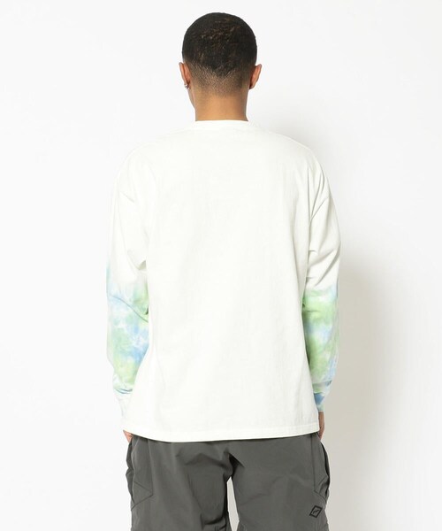MANASTASH（マナスタッシュ）の「MANASTASH/マナスタッシュ RE:CTN TIEDYE L/S TE（その他・メンズ・GREEN/PURPLE・M/L/XL）」の3枚目の写真
