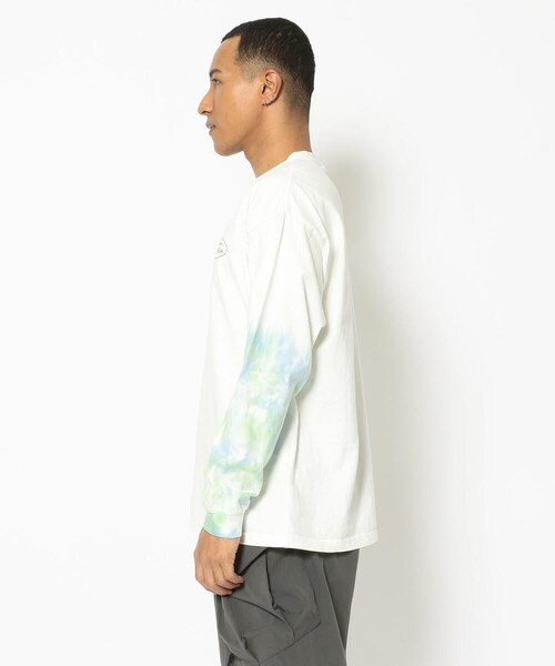 MANASTASH（マナスタッシュ）の「MANASTASH/マナスタッシュ RE:CTN TIEDYE L/S TE（その他・メンズ・GREEN/PURPLE・M/L/XL）」の2枚目の写真