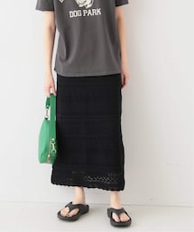 SLOBE IENA（スローブイエナ）の「《予約》クロシェニットスカート◆（スカート）」