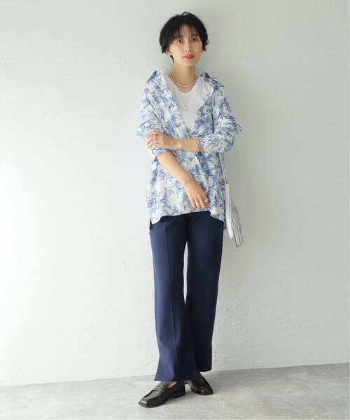 トワルドジュイプリントブラウス　ブルー JOURNAL STANDARD（ジャーナルスタンダード）の「トワルドジュイ