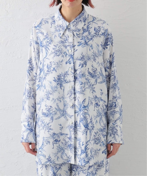 トワルドジュイプリントブラウス　ブルー JOURNAL STANDARD（ジャーナルスタンダード）の「トワルドジュイ