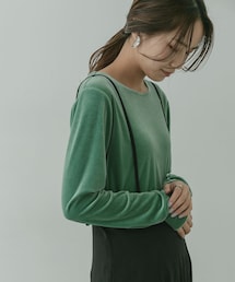 KBF+ ベロアロングTシャツ∴