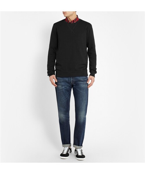 Nudie Jeans(ヌーディージーンズ)の「Nudie Jeans Fairtrade Organic Cotton-Jersey Sweatshirt(スウェット・メンズ・Black・XXL/S/L/M/XL)」の3枚目の写真