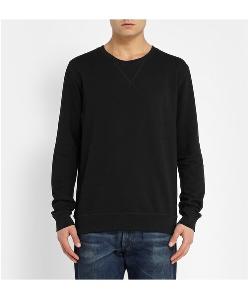 Nudie Jeans(ヌーディージーンズ)の「Nudie Jeans Fairtrade Organic Cotton-Jersey Sweatshirt(スウェット・メンズ・Black・XXL/S/L/M/XL)」の6枚目の写真