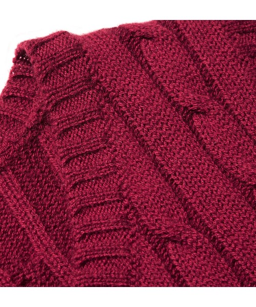 BEAMS（ビームス）の「Beams Plus Cable-Knit Merino Wool Sleeveless Sweater（ニット/セーター・メンズ・Red・M/L/S/XL）」の3枚目の写真